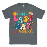 Charcoal Heather happy last day of school Classic Tee - JahusDesignShop