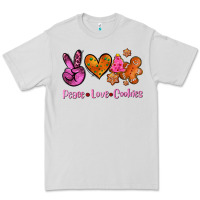 Dove Grey peace love cookies Premium Tee - AdoDesignShop