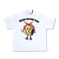 White boujee ballpark babe Urban Heavy Tee - MaliasSmallBusiness