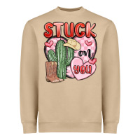 Mushroom stuck on you Heavyweight Sweatshirt - MaliasSmallBusiness