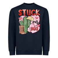 Navy stuck on you Heavyweight Sweatshirt - MaliasSmallBusiness