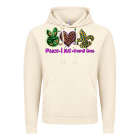 Vintage Artic peace love mardi gras Vintage Hoodie - BarkalooDesign