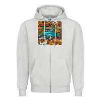 Country Roads Take Me Home Truck Coaster Zipper Hoodie | Teevron