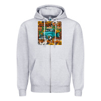 Heather Grey country roads take me home truck coaster Zipper Hoodie - Jasminsmagicworld