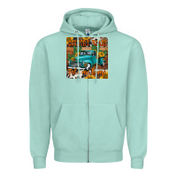 Seafoam country roads take me home truck coaster Zipper Hoodie - Jasminsmagicworld