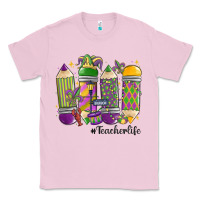 Mardi Gras Teacher Life Classic Tee | Teevron