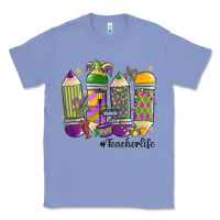 Colony Blue mardi gras teacher life Classic Tee - MaliasSmallBusiness