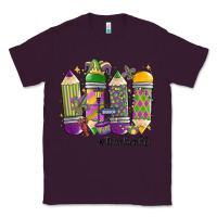 Plum mardi gras teacher life Classic Tee - MaliasSmallBusiness