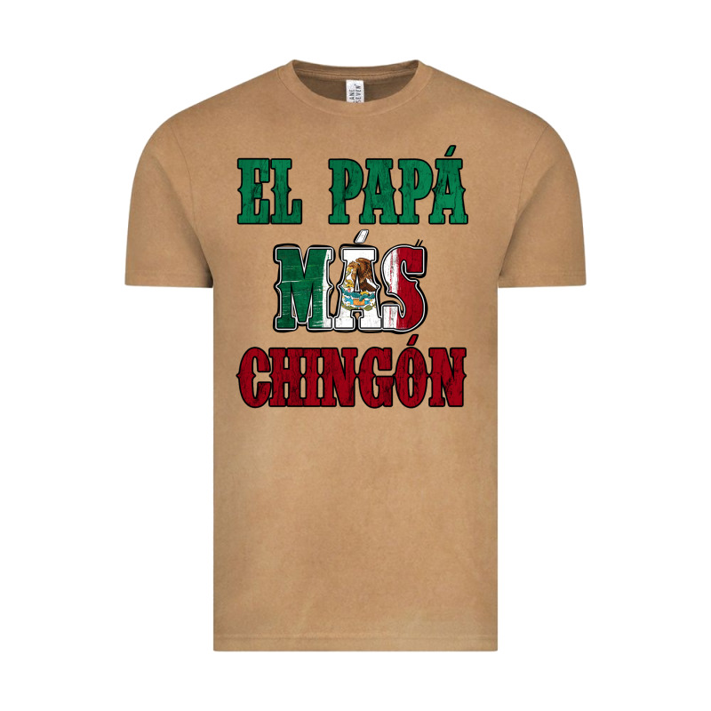 El Papa Mas Chingon Mexican Flag Vintage Tee by Jasminsmagicworld | Teevron