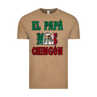 Vintage Coffee El Papa Mas Chingon Mexican Flag Vintage Tee - Jasminsmagicworld