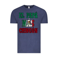 Vintage Denim El Papa Mas Chingon Mexican Flag Vintage Tee - Jasminsmagicworld