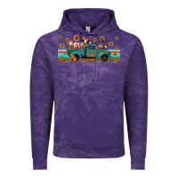 Cloud Purple western animals truck Vintage Hoodie - Jasminsmagicworld
