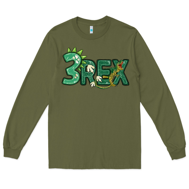 Three Rex Long Sleeve Tee by MaliasSmallBusiness | Teevron