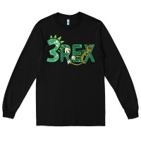 Black three rex Long Sleeve Tee - MaliasSmallBusiness