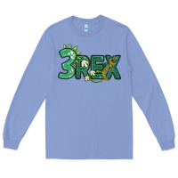 Colony Blue three rex Long Sleeve Tee - MaliasSmallBusiness