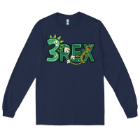Navy three rex Long Sleeve Tee - MaliasSmallBusiness
