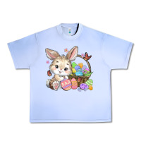 Grape Ice easter bunny Urban Heavy Tee - MaliasSmallBusiness
