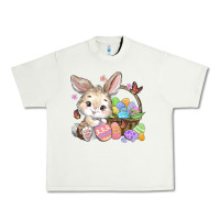 Pistachio easter bunny Urban Heavy Tee - MaliasSmallBusiness