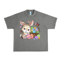Tornado easter bunny Urban Heavy Tee - MaliasSmallBusiness