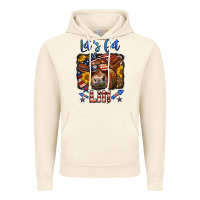 Vintage Artic let's get lit 4th of july cow Vintage Hoodie - LillyAllenDesigns