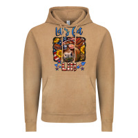 Vintage Camel let's get lit 4th of july cow Vintage Hoodie - LillyAllenDesigns