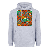 Heather Grey Fall truck Heavyweight Hoodie - NancyCooperArtShop
