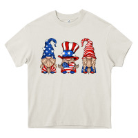 Cream usa gnome Heavy Core Tee - HRA Design Shop