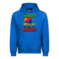 Cobalt The world needs all kinds of minds Urban Hoodie - FaDigitalArtStudio