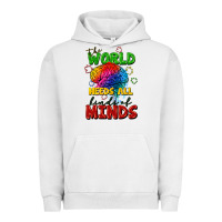 Pigment Lunar Rock The world needs all kinds of minds Urban Hoodie - FaDigitalArtStudio