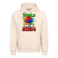 Sandshell The world needs all kinds of minds Urban Hoodie - FaDigitalArtStudio