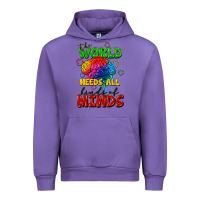 Tulip The world needs all kinds of minds Urban Hoodie - FaDigitalArtStudio