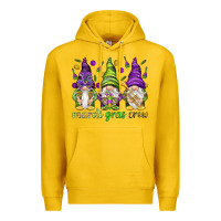 Lemon Mardi Gras crew with gnomies Premium Hoodie - HowdyJamesFarm