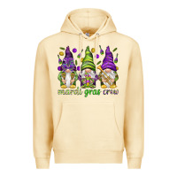 Pina Colada Mardi Gras crew with gnomies Premium Hoodie - HowdyJamesFarm