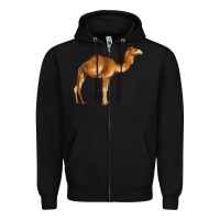 Black camel Zipper Hoodie - BarkalooDesign