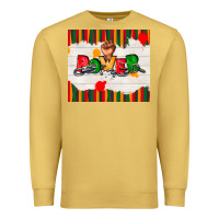 Antique Gold juneteenth black power Premium Sweatshirt - TumblerDesignByShophia
