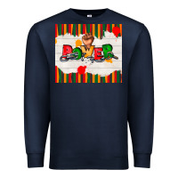 Navy juneteenth black power Premium Sweatshirt - TumblerDesignByShophia