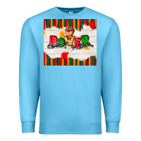 Ocean Blue juneteenth black power Premium Sweatshirt - TumblerDesignByShophia