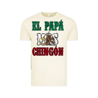 El Papa Mas Chingon Mexican Flag Vintage Tee | Teevron