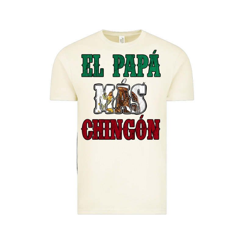 El Papa Mas Chingon Mexican Flag Vintage Tee by Jasminsmagicworld | Teevron