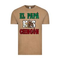 Vintage Coffee El Papa Mas Chingon Mexican Flag Vintage Tee - Jasminsmagicworld