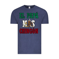 Vintage Denim El Papa Mas Chingon Mexican Flag Vintage Tee - Jasminsmagicworld