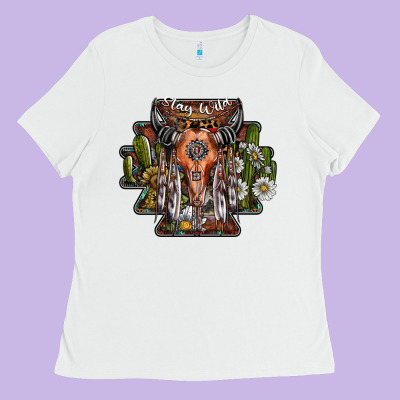Stay Wild Ladies Tee Designed By Sublimationcraftshop