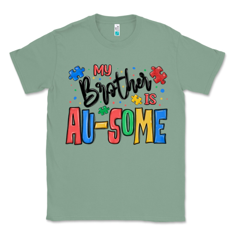 My Brother Is Ausome Autism Classic Tee by MaliasSmallBusiness | Teevron