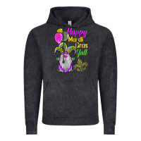 Vintage Black happy mardi gras y'all Vintage Hoodie - BarkalooDesign