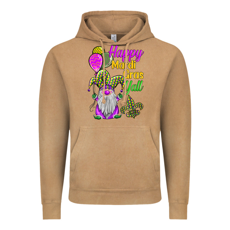 Happy Mardi Gras Y'all Vintage Hoodie by BarkalooDesign | Teevron