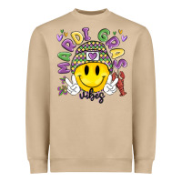 Mushroom mardi gras vibes Heavyweight Sweatshirt - MaliasSmallBusiness