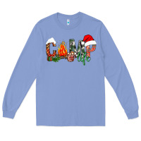 Colony Blue christmas camp life Long Sleeve Tee - NancyCooperArtShop