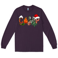 Plum christmas camp life Long Sleeve Tee - NancyCooperArtShop