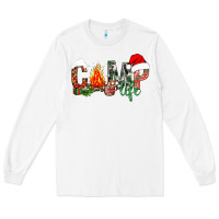 White christmas camp life Long Sleeve Tee - NancyCooperArtShop