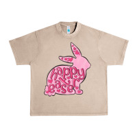 French Oak happy easter rabbit Urban Heavy Tee - MaliasSmallBusiness